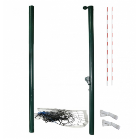 Poste de Vôlei + Rede + Antena com Suporte