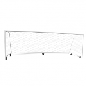 TRAVE REMOVÍVEL COM 5 RODAS POR PEÇA - FUTEBOL DE CAMPO 7,32 x 2,44 x 2,00 - MODELO OFICIAL 