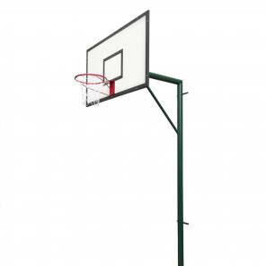 Tabela de Basquete 1,80m x 1,05m em Laminado Naval Com Estrutura Pé Direito 