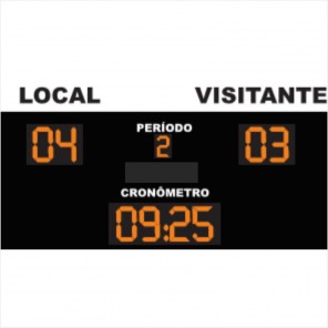 Placar Eletrônico Linha Mini Campo - Modelo 05