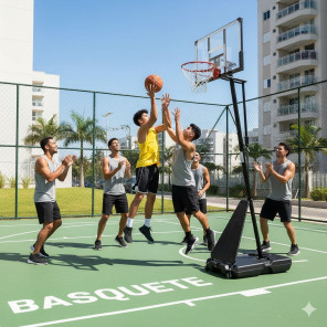 Tabela de Basquete Móvel Dunk Elite 